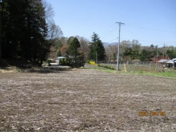 諏訪郡富士見町境、土地の画像です