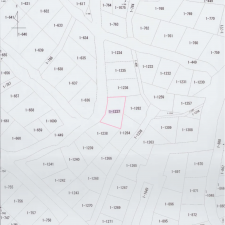 諏訪郡富士見町立沢、土地の間取り画像です