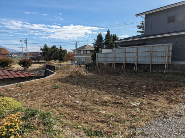 茅野市宮川、土地の画像です