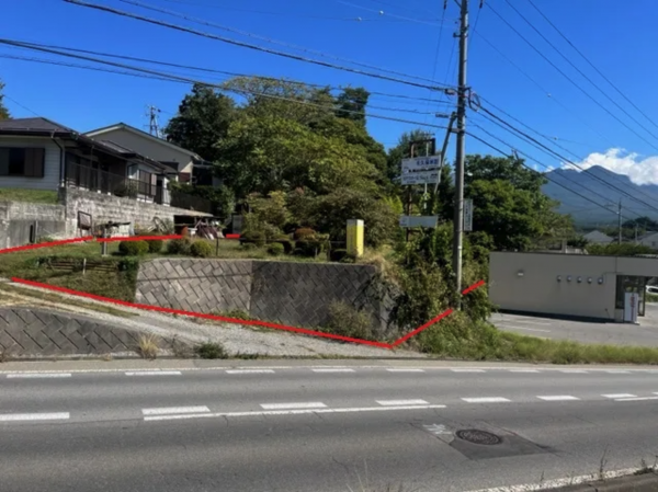 諏訪郡富士見町落合、土地の画像です