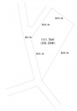 茅野市玉川、土地の間取り画像です