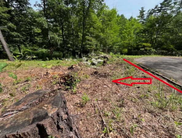 諏訪郡富士見町立沢、土地の画像です