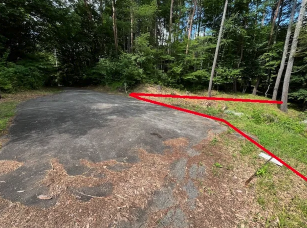 諏訪郡富士見町立沢、土地の画像です