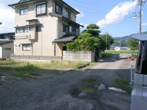 諏訪市城南、土地の画像です