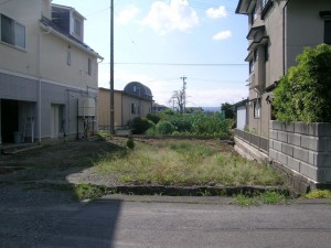 諏訪市城南、土地の画像です