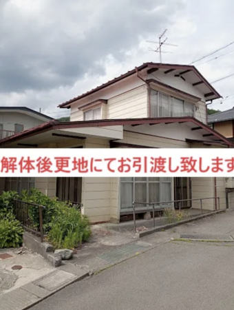 諏訪郡下諏訪町武居、土地の画像です