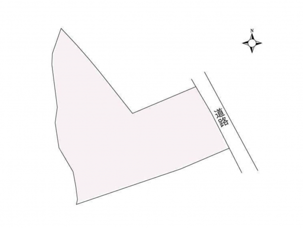 諏訪郡下諏訪町東山田、土地の間取り画像です