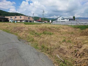 茅野市米沢、土地の画像です