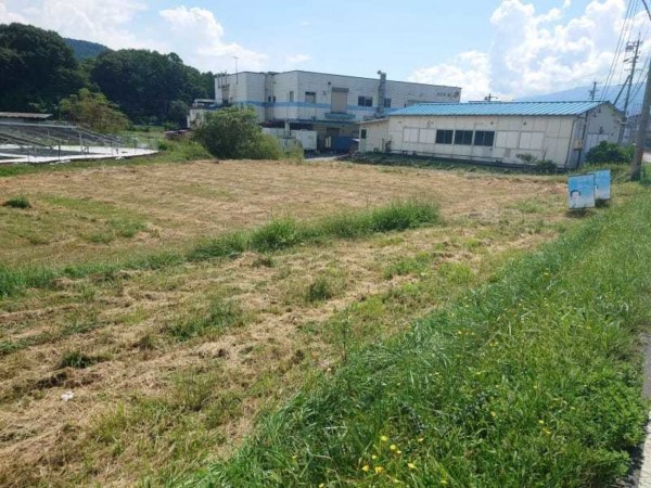 茅野市米沢、土地の画像です