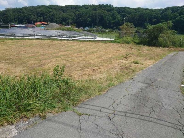 茅野市米沢、土地の画像です