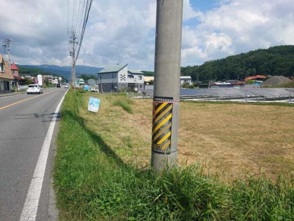 茅野市米沢、土地の画像です