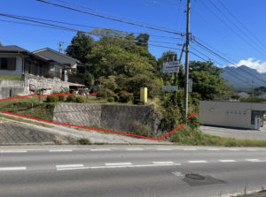 諏訪郡富士見町落合、土地の画像です