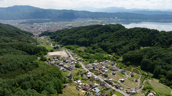諏訪市、土地の画像です