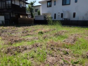 諏訪市湯の脇、土地の画像です