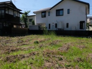 諏訪市湯の脇、土地の画像です