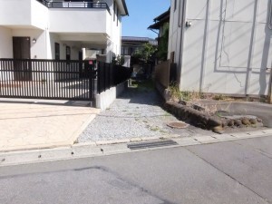 諏訪市湯の脇、土地の画像です