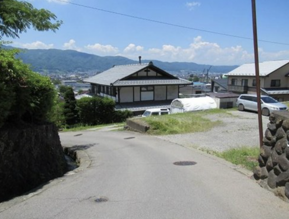 諏訪市、土地の画像です