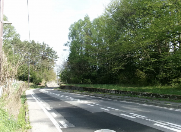 茅野市米沢、土地の画像です