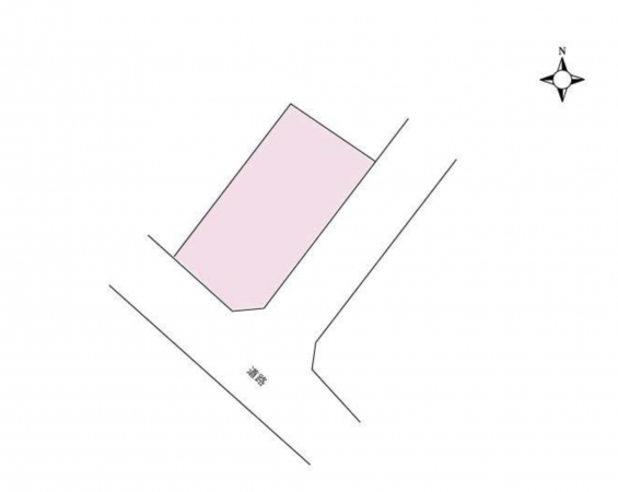 諏訪郡下諏訪町、土地の間取り画像です