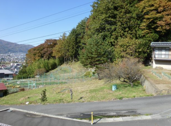 諏訪市、土地の画像です