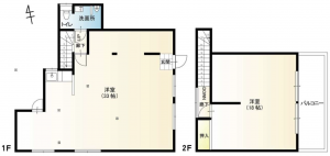 諏訪郡下諏訪町、中古一戸建ての間取り画像です
