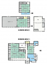 茅野市北山、中古一戸建ての間取り画像です