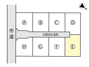 諏訪市、土地の間取り画像です