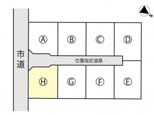 諏訪市、土地の間取り画像です
