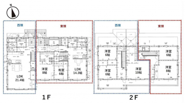 茅野市玉川、中古一戸建ての間取り画像です