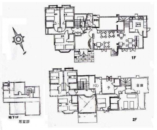 茅野市北山、中古一戸建ての間取り画像です