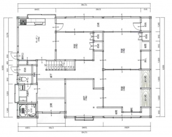 諏訪市、中古一戸建ての間取り画像です