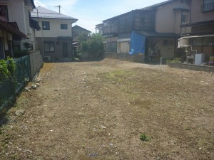 諏訪市湯の脇、土地の画像です