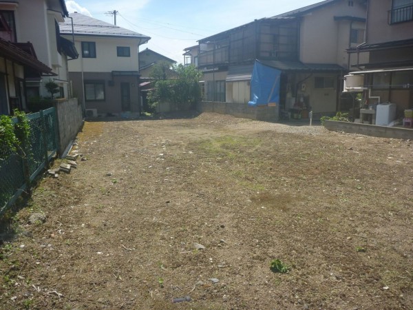 諏訪市湯の脇、土地の画像です