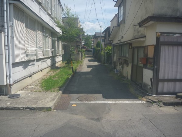 諏訪市湯の脇、土地の画像です