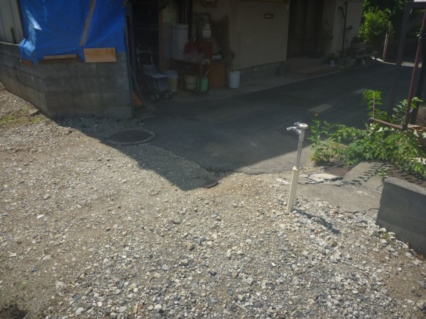 諏訪市湯の脇、土地の画像です