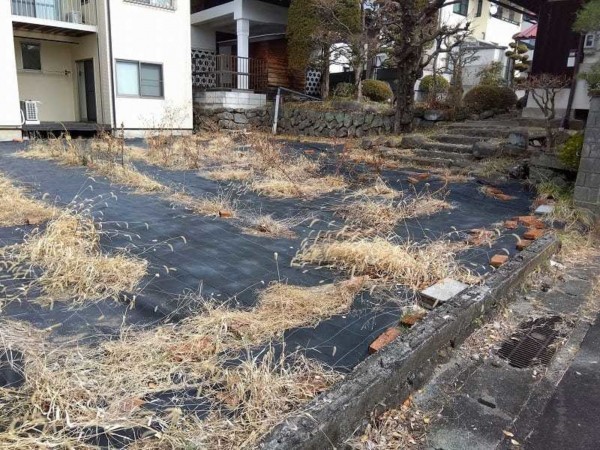 諏訪市湯の脇、土地の画像です