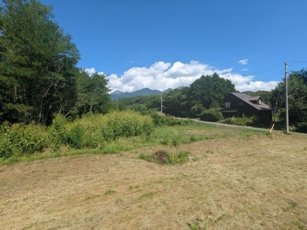 諏訪郡富士見町立沢、土地の画像です