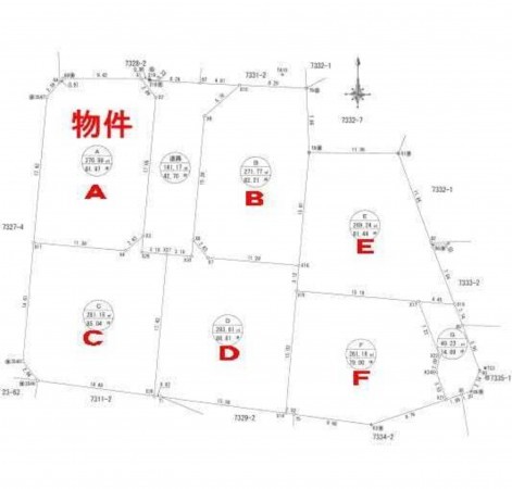 茅野市湖東、土地の画像です