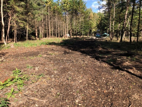 諏訪郡原村中新田、土地の画像です