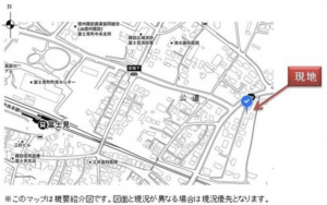 諏訪郡富士見町落合、土地の間取り画像です