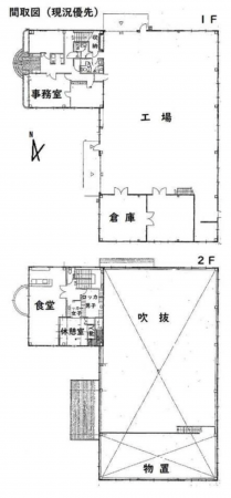 茅野市玉川、中古一戸建ての間取り画像です