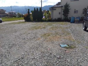 諏訪郡下諏訪町萩倉、土地の画像です