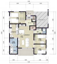 諏訪市渋崎、中古一戸建ての間取り画像です