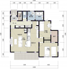 諏訪市渋崎、中古一戸建ての間取り画像です