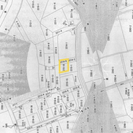 諏訪市、土地の間取り画像です