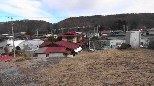 茅野市金沢、土地の画像です
