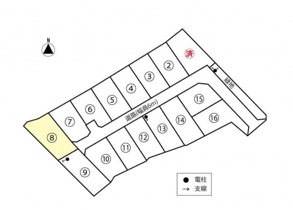 諏訪市、土地の画像です