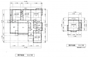 諏訪市、土地の間取り画像です