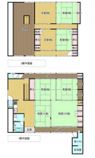 茅野市泉野、中古一戸建ての間取り画像です