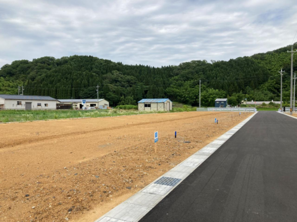 越前市広瀬町、土地の画像です